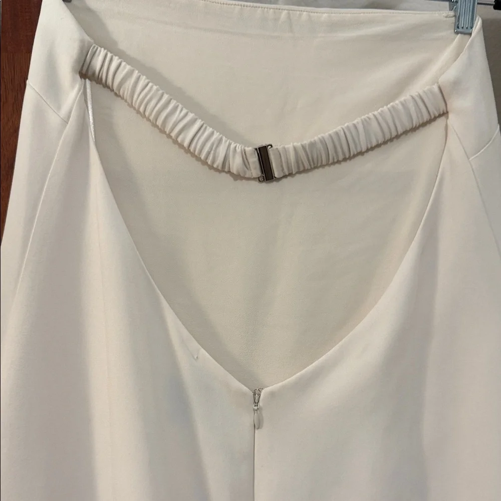 Reformation Nino Dress in Fior Di Latte Cream Strapless Midi Size 10 - Picture 7 of 9